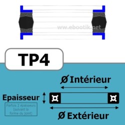 25.40x15.87x15.06x4.62 TP4 NBR